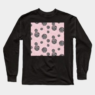 Pink Giraffe Chain Long Sleeve T-Shirt